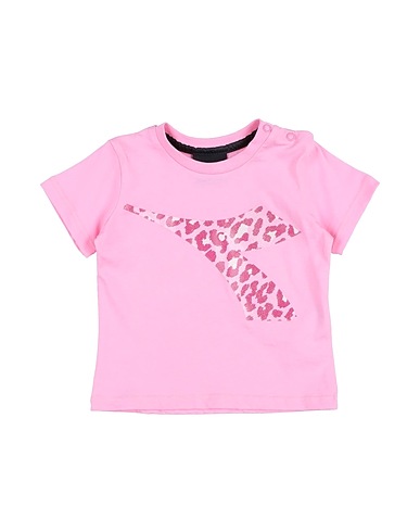 DIADORA T-shirt Pink 100% Cotton