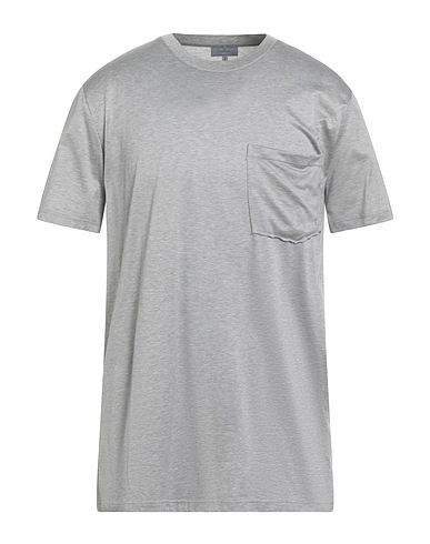 LANVIN T-shirt Grey 100% Cotton, Polyester