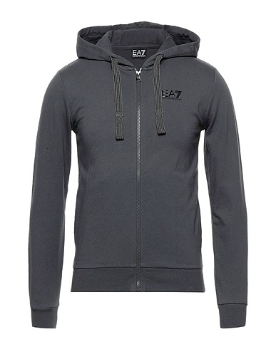 EA7 Hooded track jacket  Lead 100% Cotton