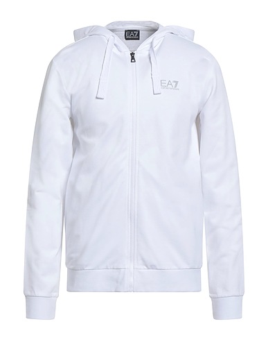 EA7 Hooded sweatshirt White 100% Cotton