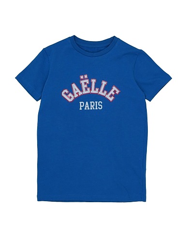 GAëLLE Paris Футболка Синий 90% Хлопок, 10% Эластан