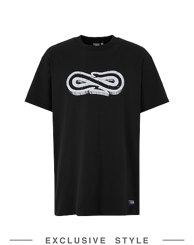 PROPAGANDA x YOOX T-Shirt Schwarz 100% Baumwolle