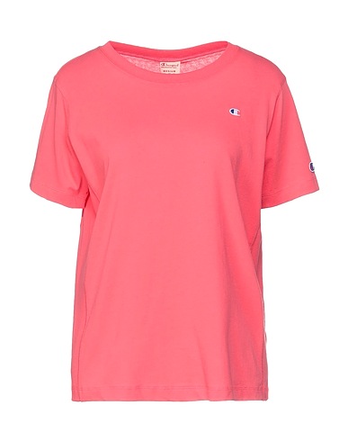 CHAMPION T-shirt Salmone 100% Cotone