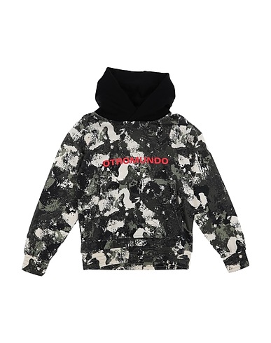 MARCELO BURLON Sweatshirt Military green 80% Cotton, 20% Polyester