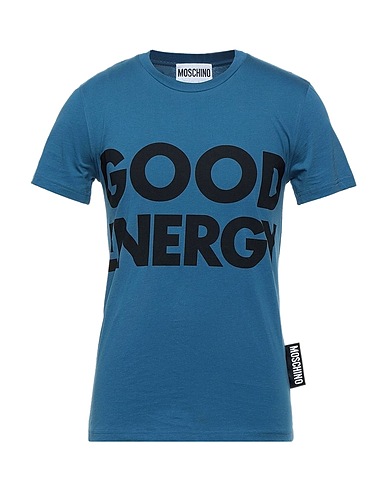 MOSCHINO T-shirt Verde petrolio 100% Cotone