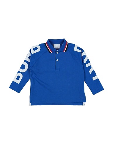 BURBERRY Polo Bleu 100% Coton