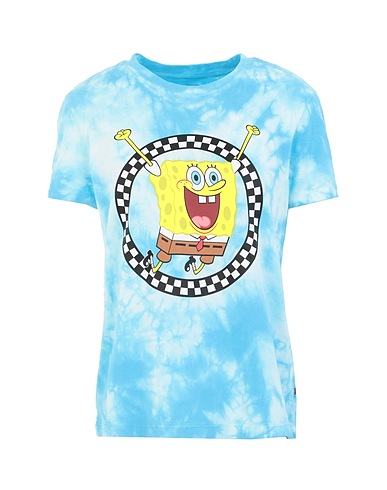 VANS T-shirt WM VANS X SPONGEBOB JUMP OUT CREW TEE
 Azure 100% Cotton