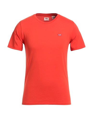 LEVI'S Basic T-Shirt Tomatenrot 100% Baumwolle