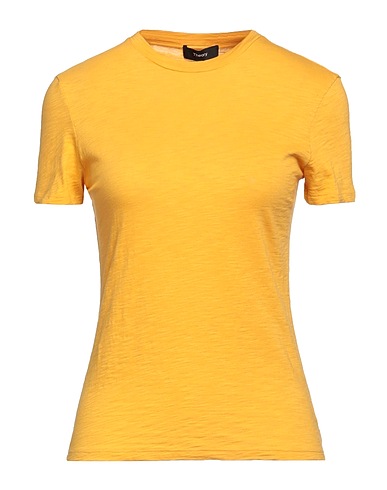 THEORY ベーシックTシャツ マリーゴールド オーガニックコットン 100%