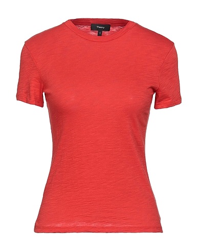 THEORY T-shirt Rosso 100% Cotone organico