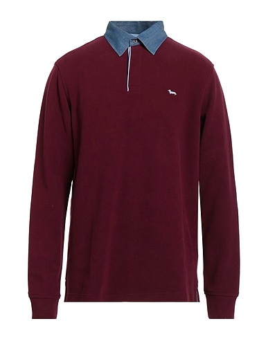 HARMONT & BLAINE Polo shirt Burgundy 70% Cotton, 30% Polyester