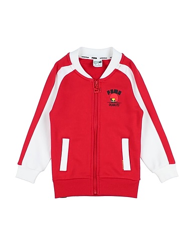 PUMA Sweatshirt PUMA x PEANUTS T7 Track Jacket TR
 Rot 100% Baumwolle