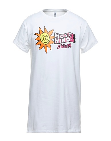 MOSCHINO Oversize-T-Shirt White 92% Cotton, 8% Elastane