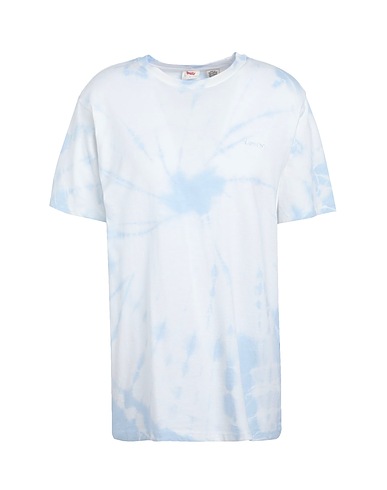 LEVI'S T-shirt GRAPHIC JET TEE Bleu ciel 100% Coton biologique