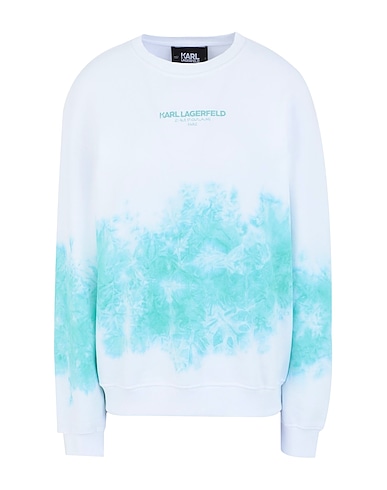 KARL LAGERFELD Sweatshirt TIE-DYE LOGO SWEATSHIRT
 Grün 89% Baumwolle, 11% Polyester