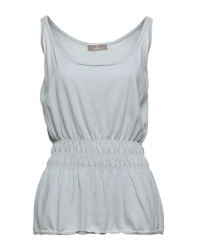 CRUCIANI Top Light grey 96% Cotton, 4% Lycra®