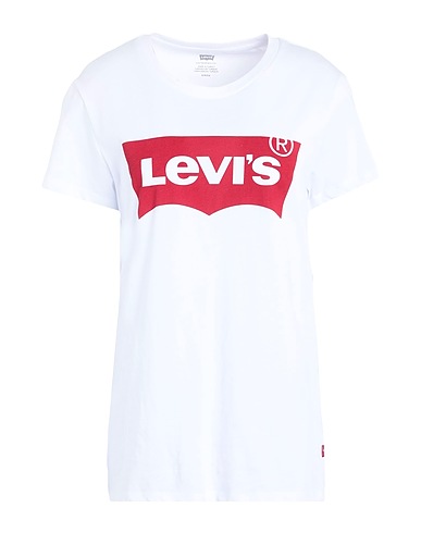 LEVI'S Basic T-Shirt THE PERFECT TEE
 White 100% Cotton