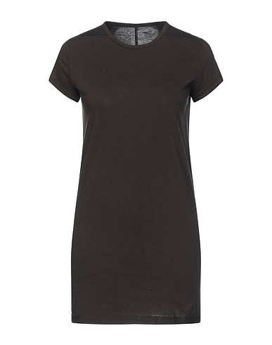 RICK OWENS T-shirt Dark brown 100% Cotton