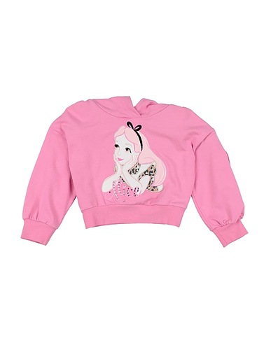 MONNALISA Felpa Rosa 95% Cotone, 5% Elastan
