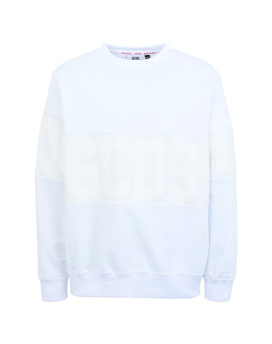 GCDS Sweatshirt White 100% Cotton