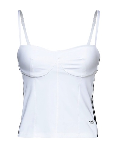 ADIDAS ORIGINALS Top CORSET TOP  
 White 79% Recycled polyester, 21% Elastane