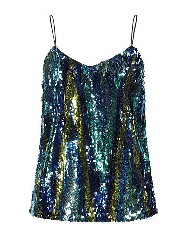 SIMONA CORSELLINI Cami Blue 100% Polyester