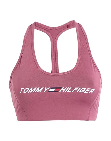 TOMMY HILFIGER Crop top MID INTENSITY GRAPHIC BRA
 Antique rose 76% Polyester, 24% Elastane