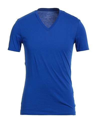 ARMANI EXCHANGE T-shirt Blu china 100% Cotone Pima