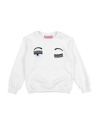 CHIARA FERRAGNI Felpa Bianco 100% Cotone