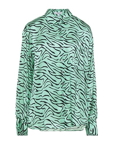 OLIVIA RUBIN Patterned shirts & blouses Light green 100% Silk