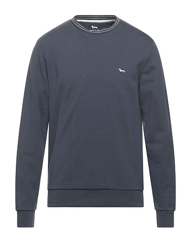 HARMONT & BLAINE Sweatshirt Slate blue 100% Cotton
