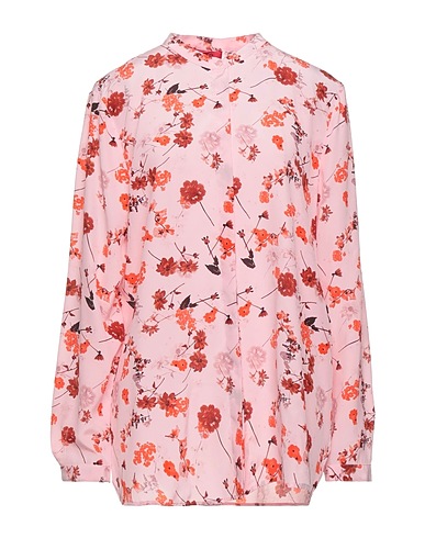 HUGO Floral shirts & blouses Pink 100% Silk