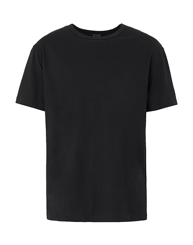 8 by YOOX Basic T-Shirt ORGANIC COTTON BASIC S/SLEEVE T-SHIRT
 Black 100% Organic cotton