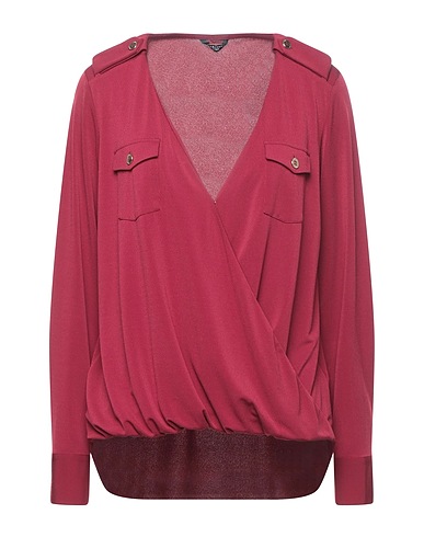 MARCIANO by GUESS Top Burgundy 92% Polyester, 8% Elastane