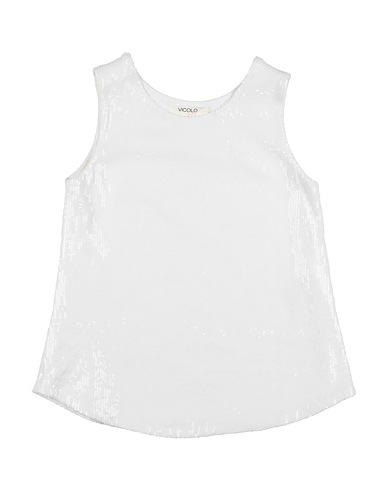 VICOLO Top White 95% Viscose, 5% Elastane