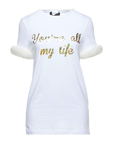 NORA BARTH T-shirt Bianco 94% Cotone, 6% Lycra®