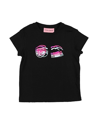 CHIARA FERRAGNI T-shirt Black 100% Cotton