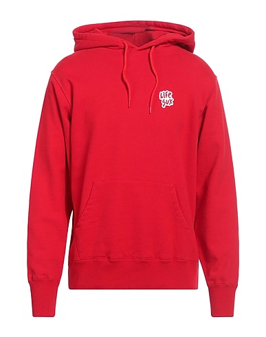LIFE SUX Felpa Rosso 90% Cotone, 10% Poliestere