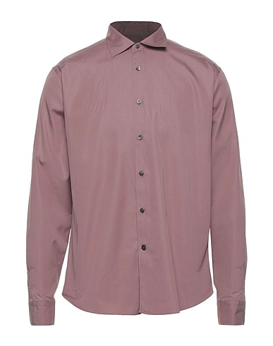 FERRAGAMO Solid colour shirt Antique rose 100% Cotton