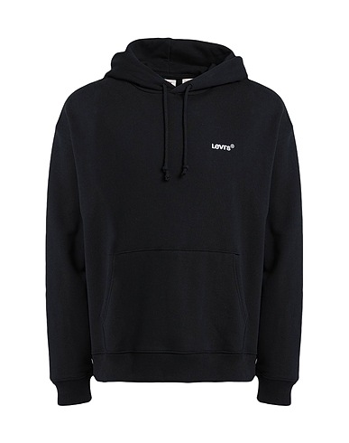 LEVI'S Hoodie RED TAB SWEATS HOODIE
 Schwarz 100% Organische Baumwolle