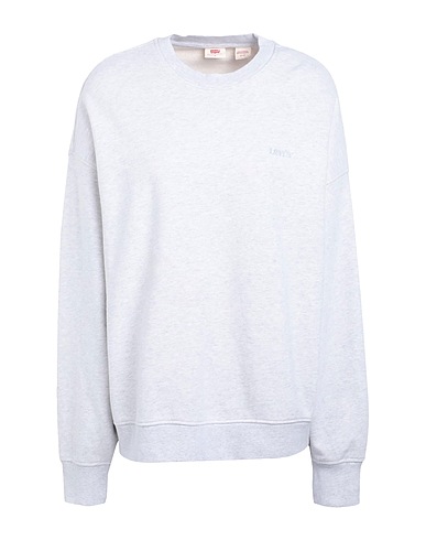 LEVI'S Sweatshirt WFH SWEATSHIRT Light grey 100% Cotton