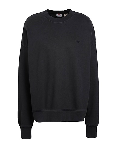 LEVI'S Sweatshirt WFH SWEATSHIRT Braungrau 100% Baumwolle