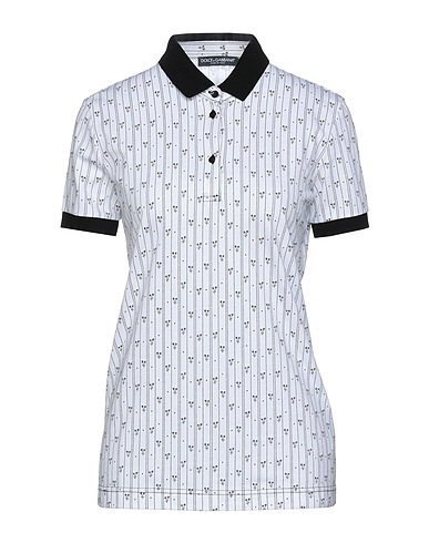 DOLCE&GABBANA Polo shirt White 100% Cotton