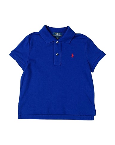 POLO RALPH LAUREN Polo Boxy Polo Mesh Shirt Blu china 100% Cotone