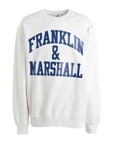 FRANKLIN & MARSHALL Sweat-shirt Blanc 100% Coton
