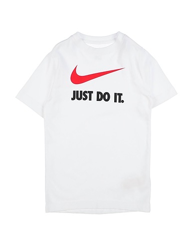 NIKE T-shirt B NSW TEE JDI SWOOSH
 White 100% Cotton