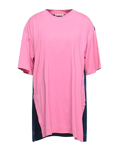 MARNI Oversize-T-Shirt Pink 63% Cotton, 27% Acetate, 10% Silk