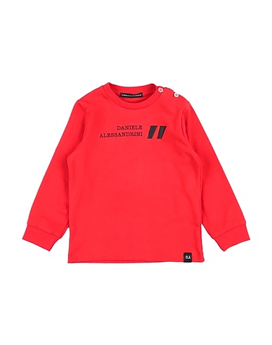 DANIELE ALESSANDRINI T-shirt Rosso 90% Cotone, 10% Elastan