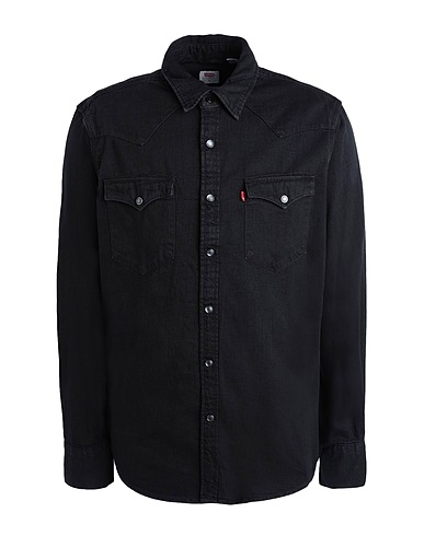 LEVI'S Denim shirt BARSTOW WESTERN STANDARD
 Black 100% Cotton