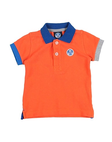 NORTH SAILS Polo Arancione 100% Cotone